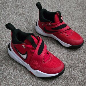 Nike Kids Sneakers Red/White US 11C Lightweight Breathable Mesh Durable Grip V